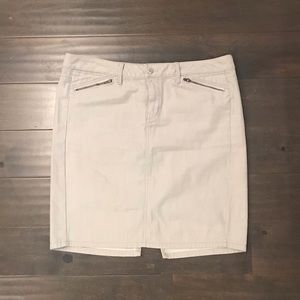 Gap Gray Denim Mini Skirt Size 10